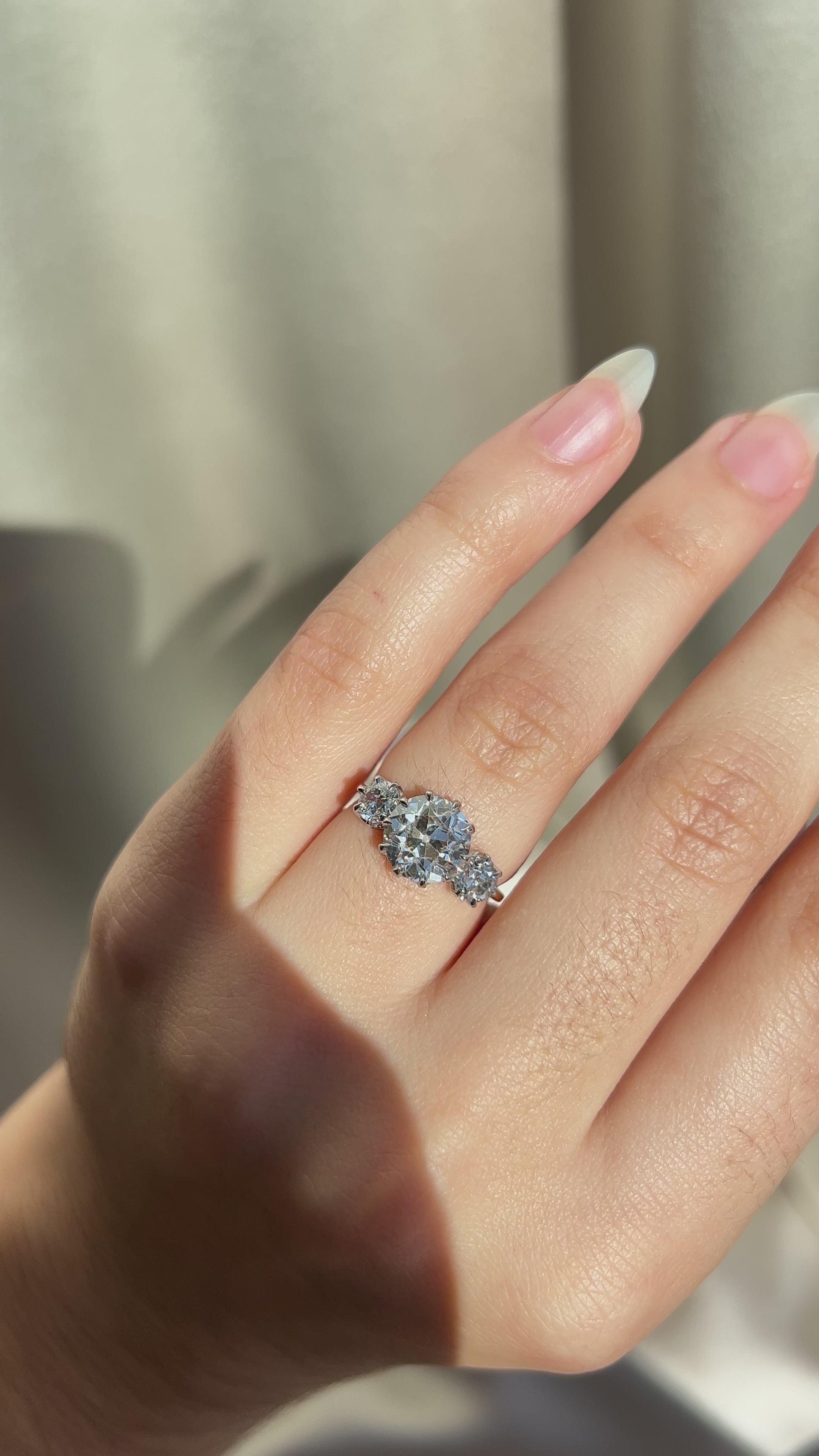 Old European cut diamond 