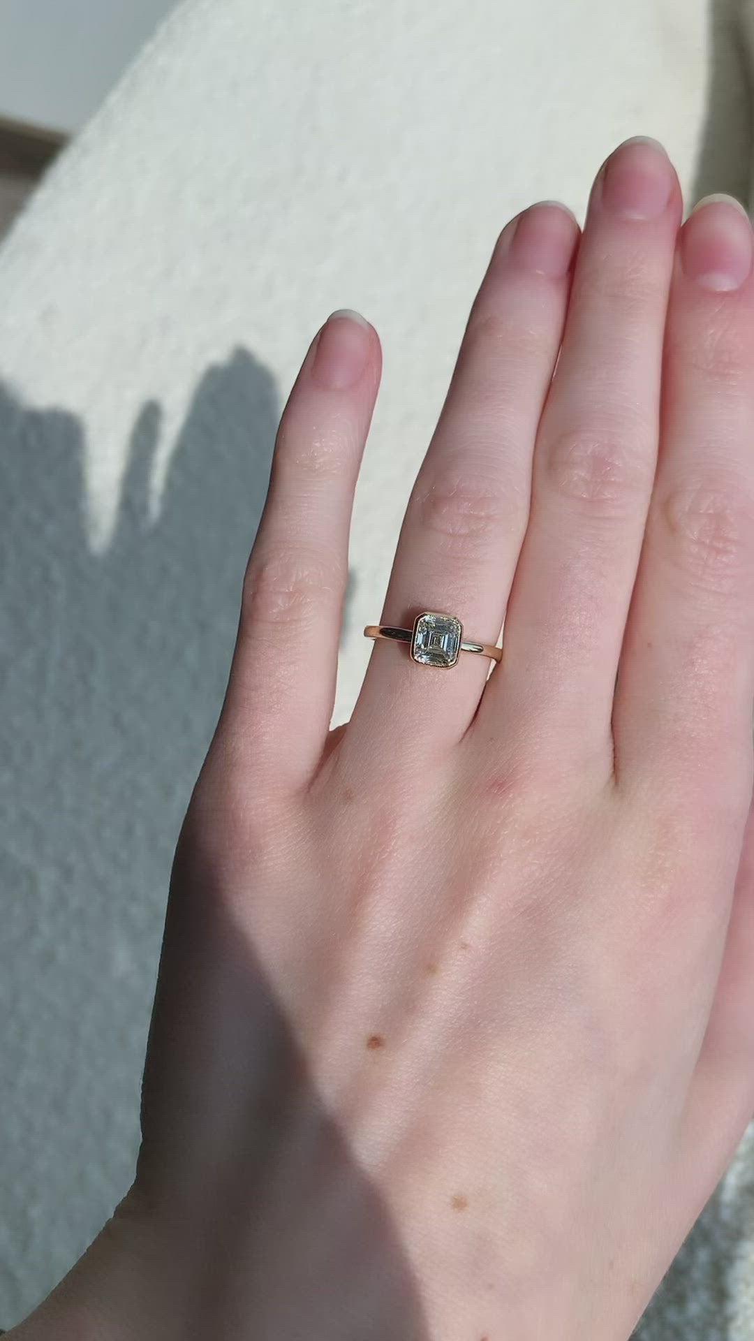 j-k-l color, vs clarity diamond in yellow gold setting