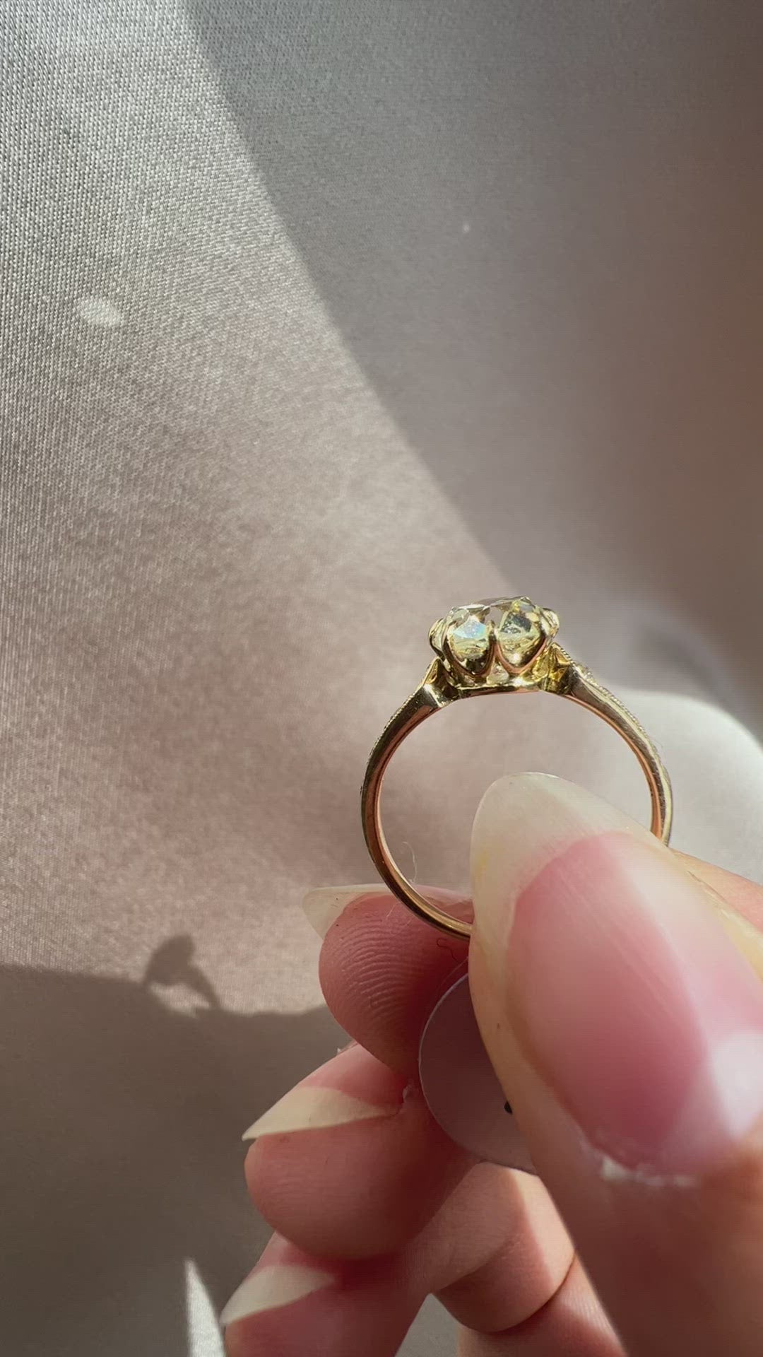 Old Mine cut diamond 