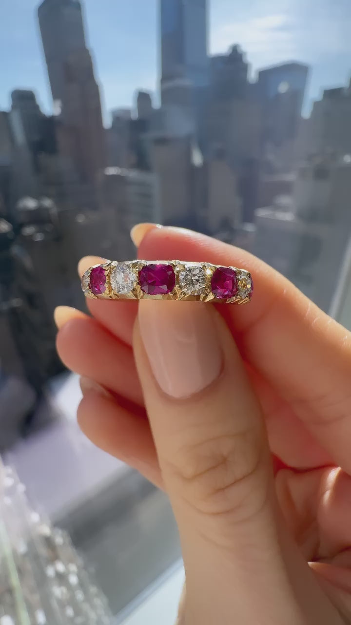 Less than 1  gemstones  vintage engagement ring