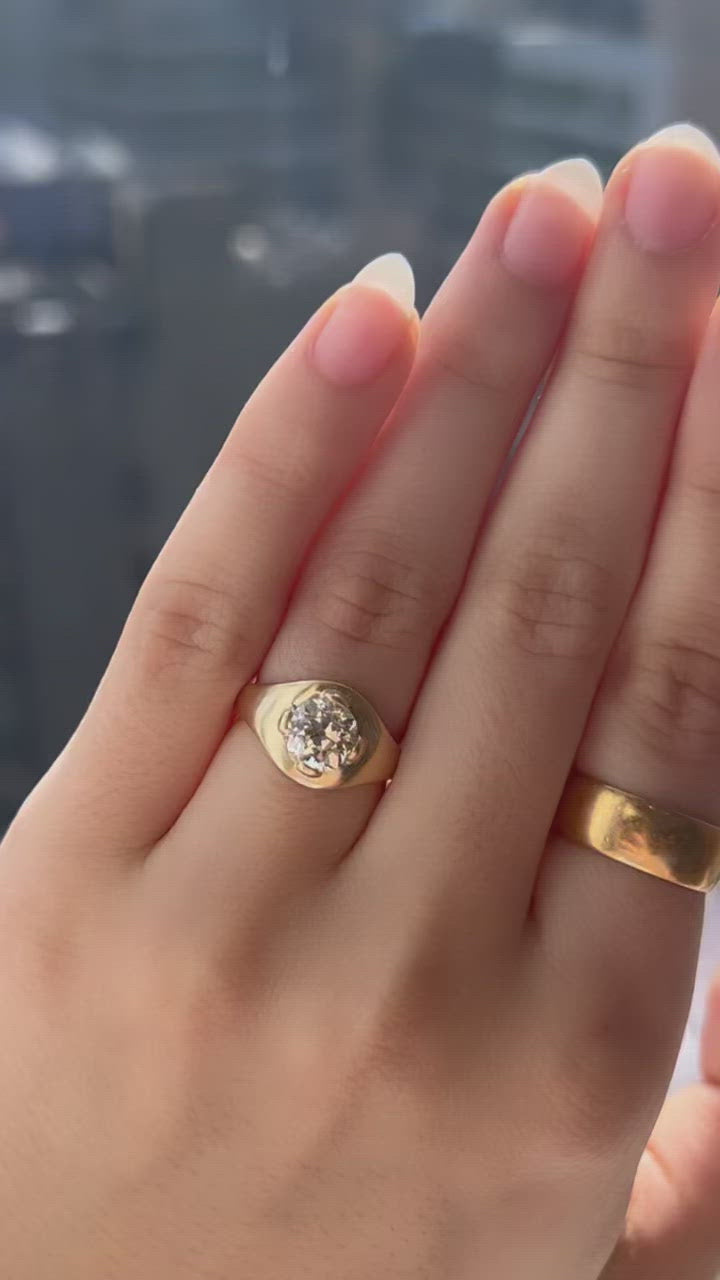 Old European cut diamond 