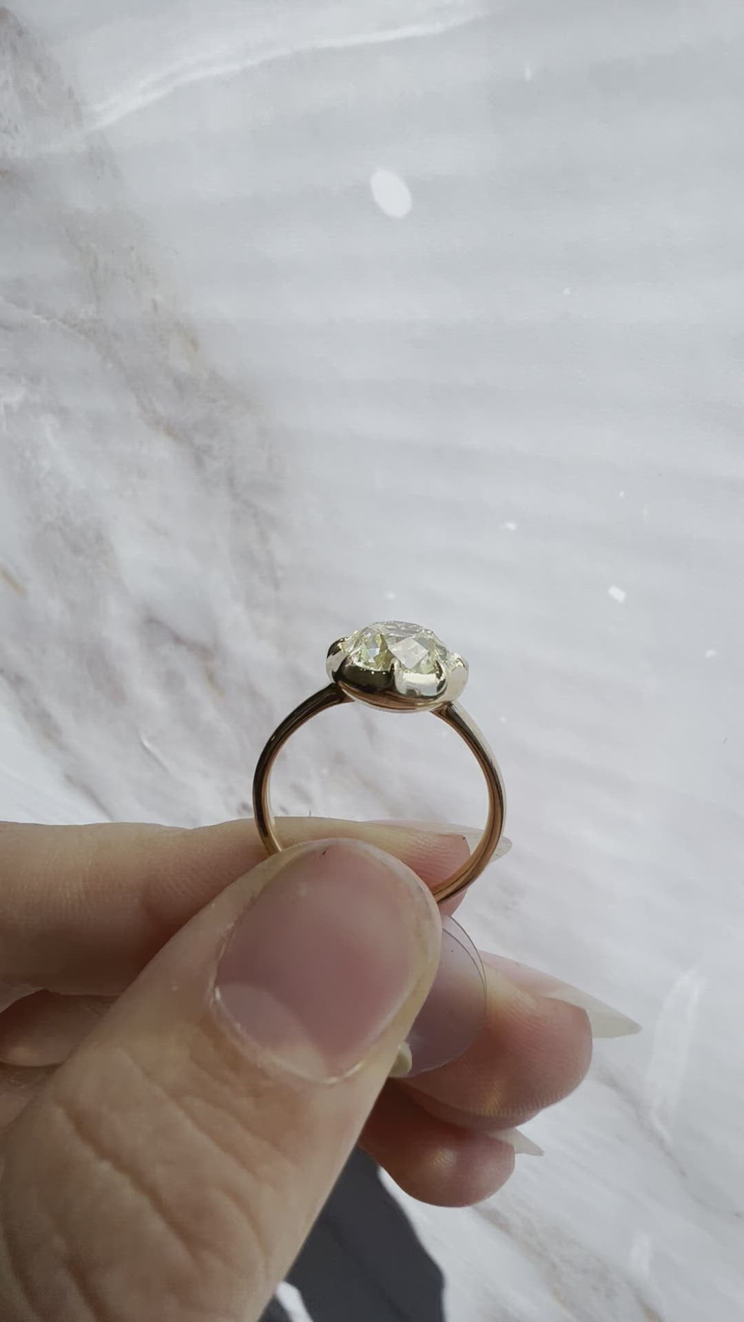 Old Mine cut diamond 