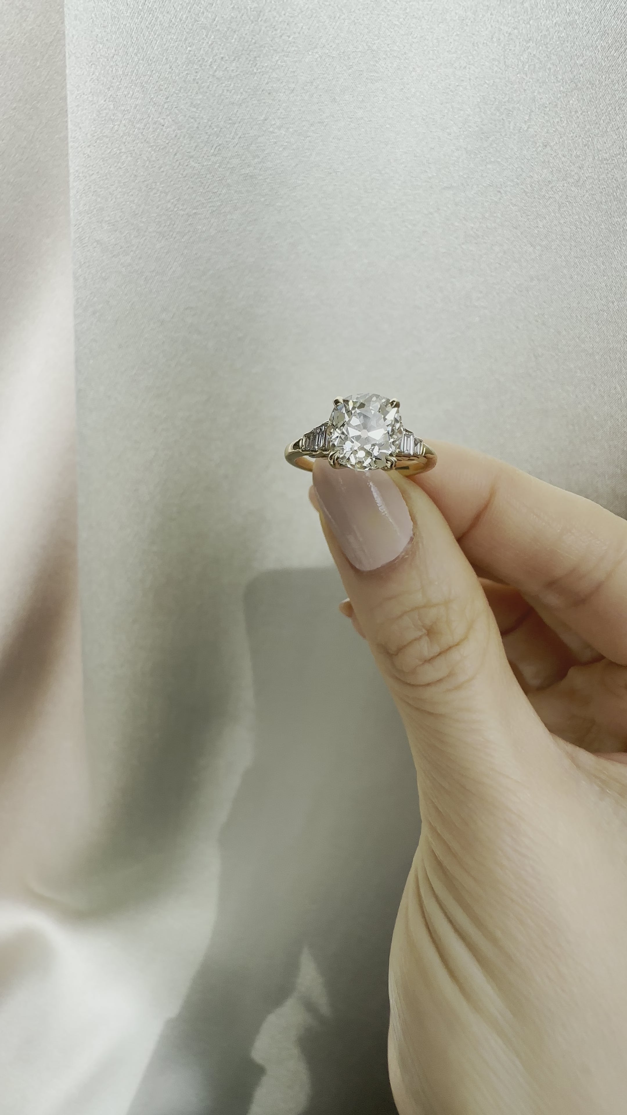 Old Mine cut diamond 