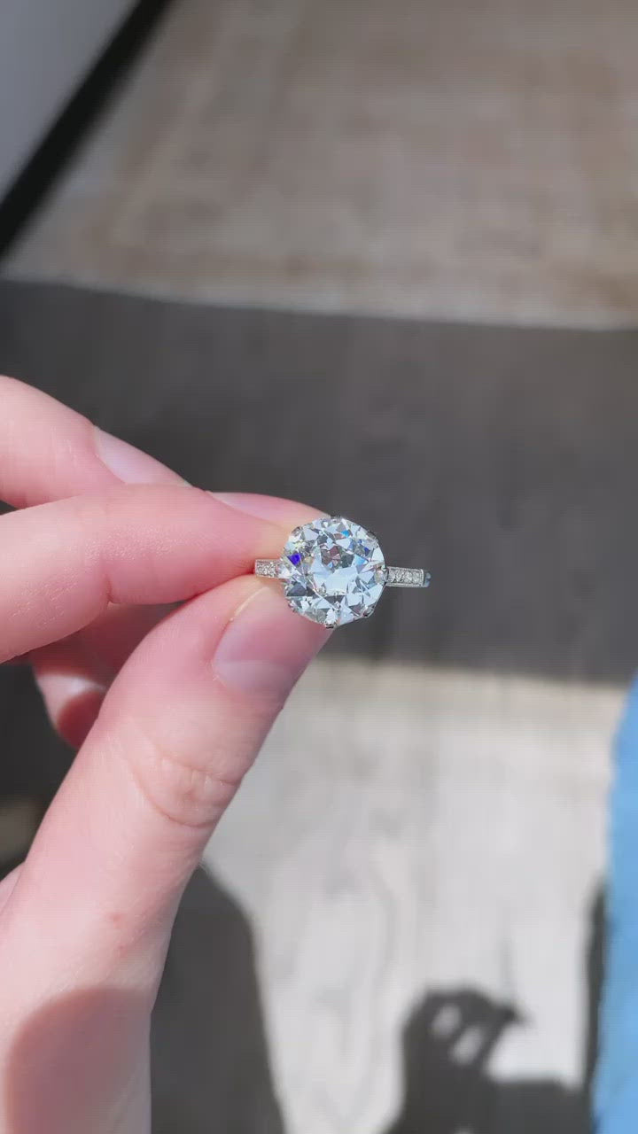 Old European cut diamond 