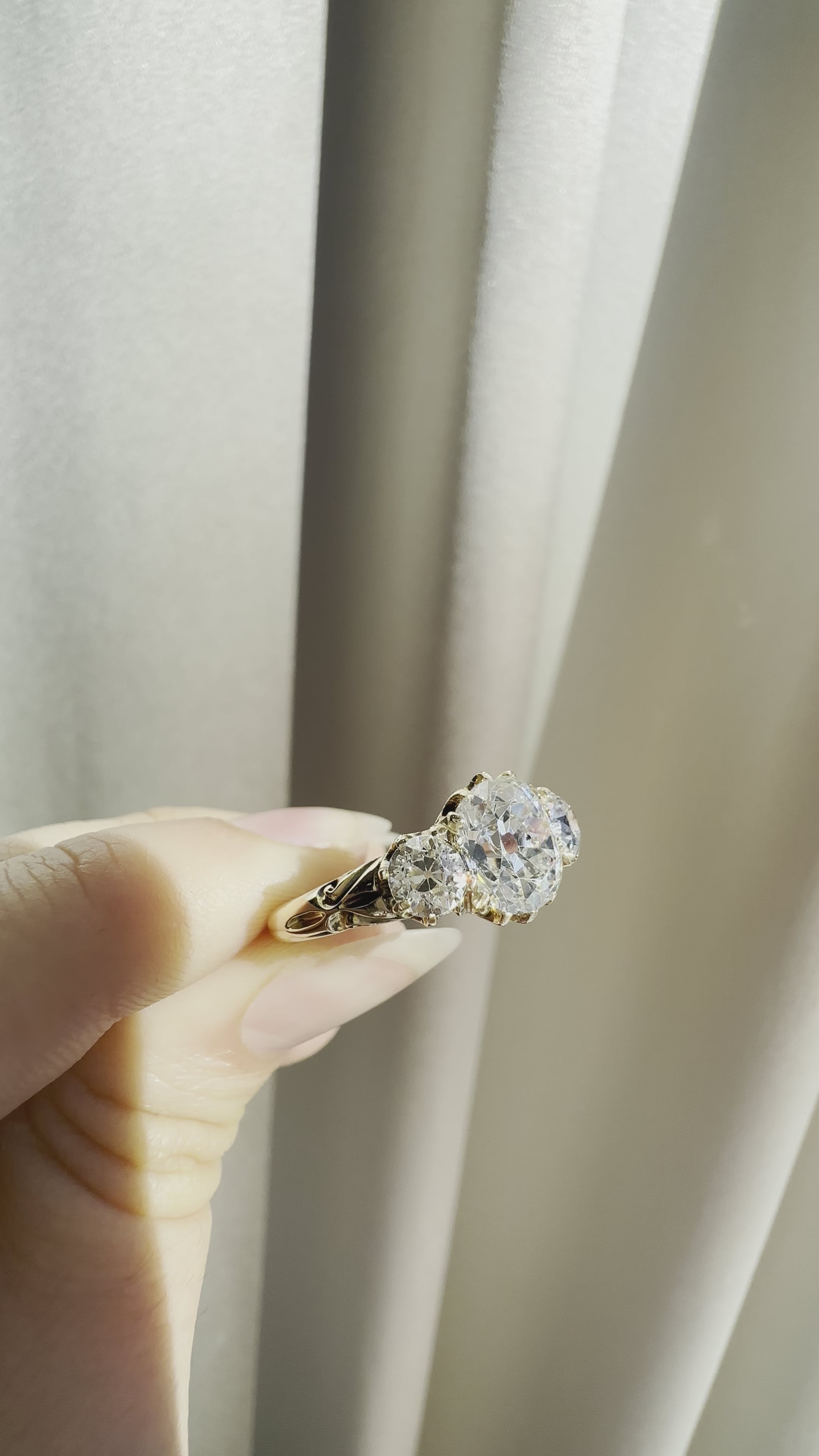 Old Mine cut diamond 