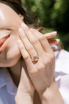 4 Carat Oval Cut Diamond Engagement Ring with Side Stones