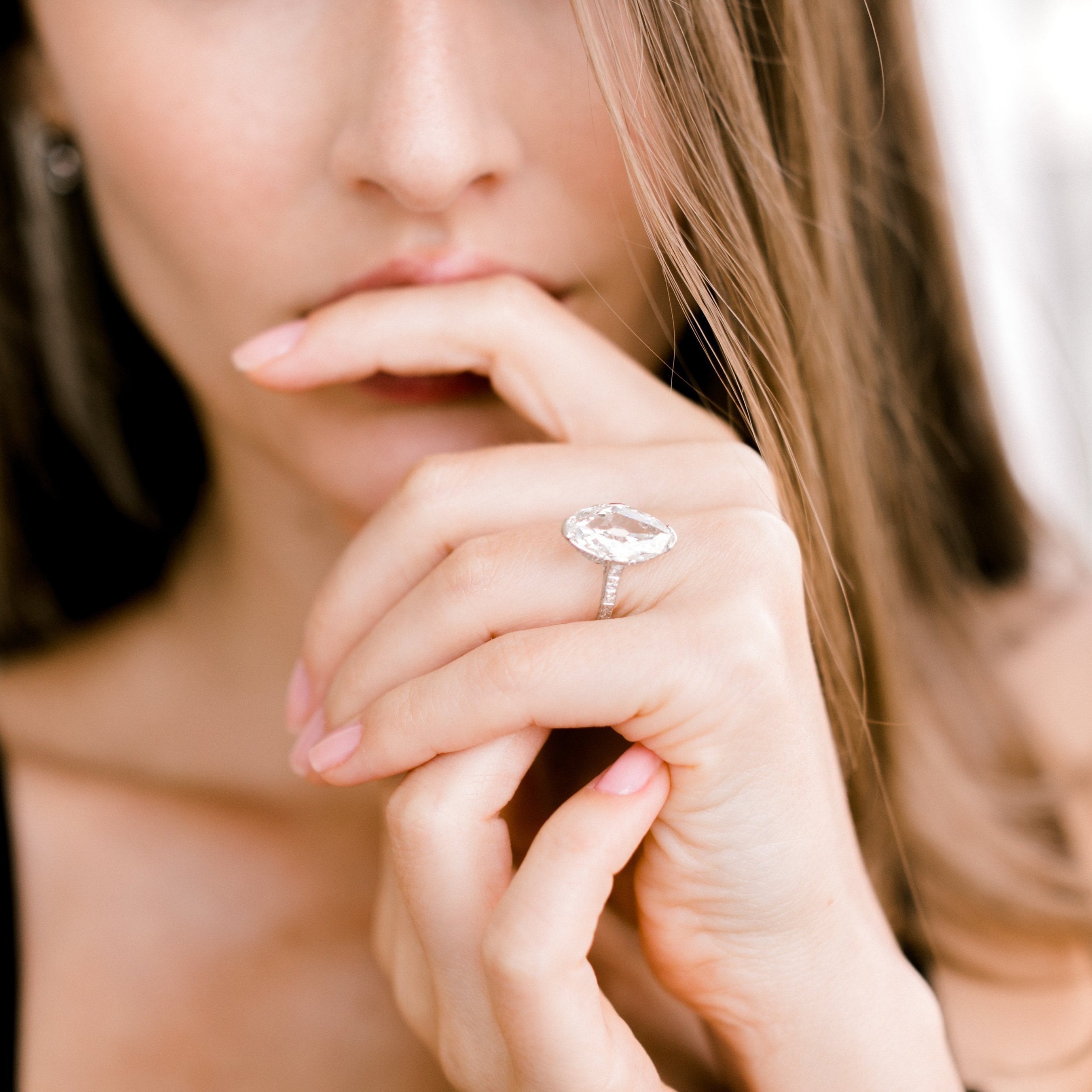 4.02ct Moval Diamond