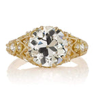 4.03ct old European cut diamond Ring