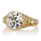 4.03ct old European cut diamond Ring