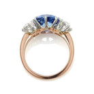 4.03ct old mine cut Ceylon Sapphire Ring