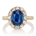 4.07ct No-Heat Montana Sapphire Ring