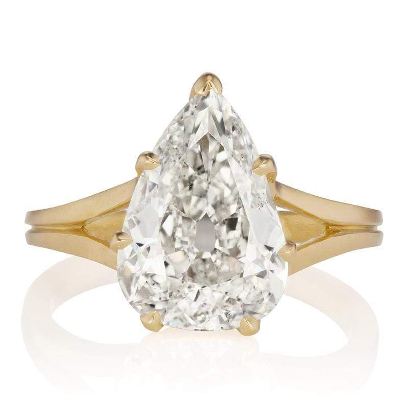 4.08ct pear cut diamond Ring