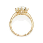 4.10 Carat Old European Cut Solitaire Engagement Ring