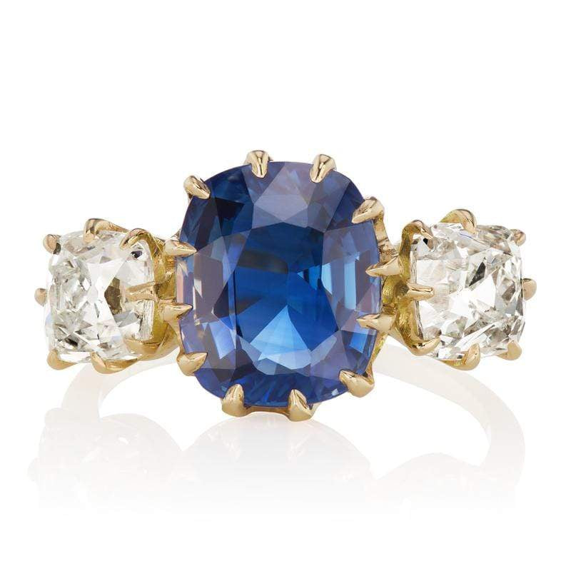 4.17ct no-Heat Sri Lanka Sapphire Ring