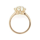 4 Carat East-West Set Old Mine Cut Solitaire Engagement Ring