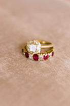 4 Carat East-West Set Old Mine Cut Solitaire Engagement Ring