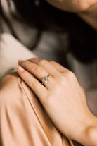 4 Carat East-West Set Old Mine Cut Solitaire Engagement Ring