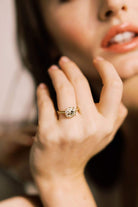 4 Carat East-West Set Old Mine Cut Solitaire Engagement Ring