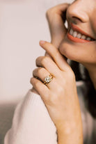 4 Carat East-West Set Old Mine Cut Solitaire Engagement Ring