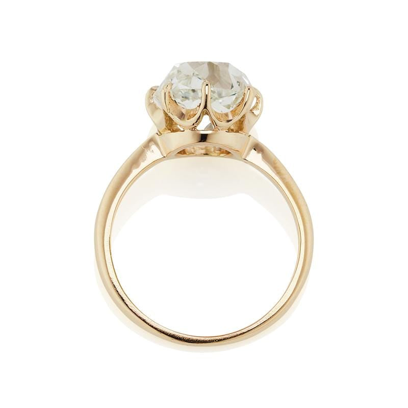 4.40ct Old Mine Cut diamond Ring