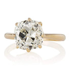 4.40ct Old Mine Cut diamond Ring