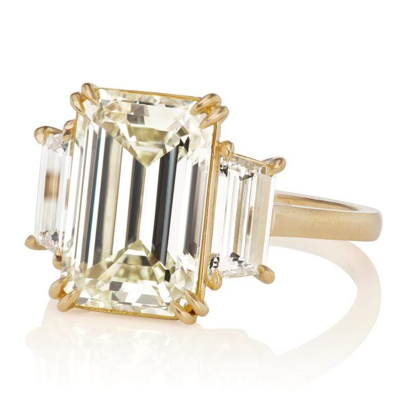 4.49ct Emerald cut diamond Ring