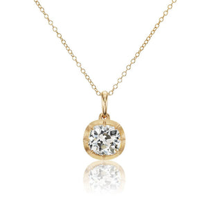 4.71ct old mine cut diamond Charms & Pendants