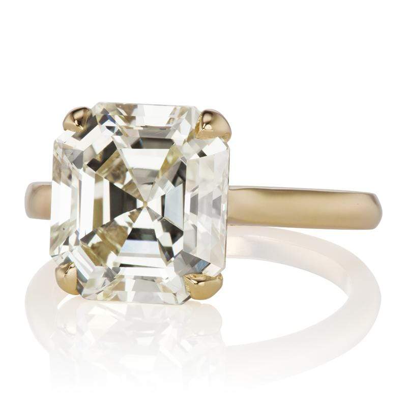 4.72ct asscher cut diamond