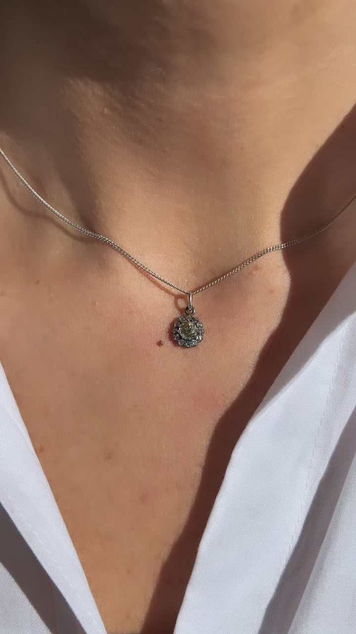 Diamond Cluster Pendant diamond