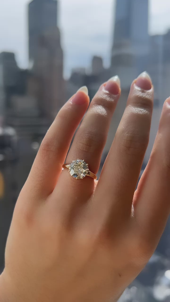 Old European cut diamond 