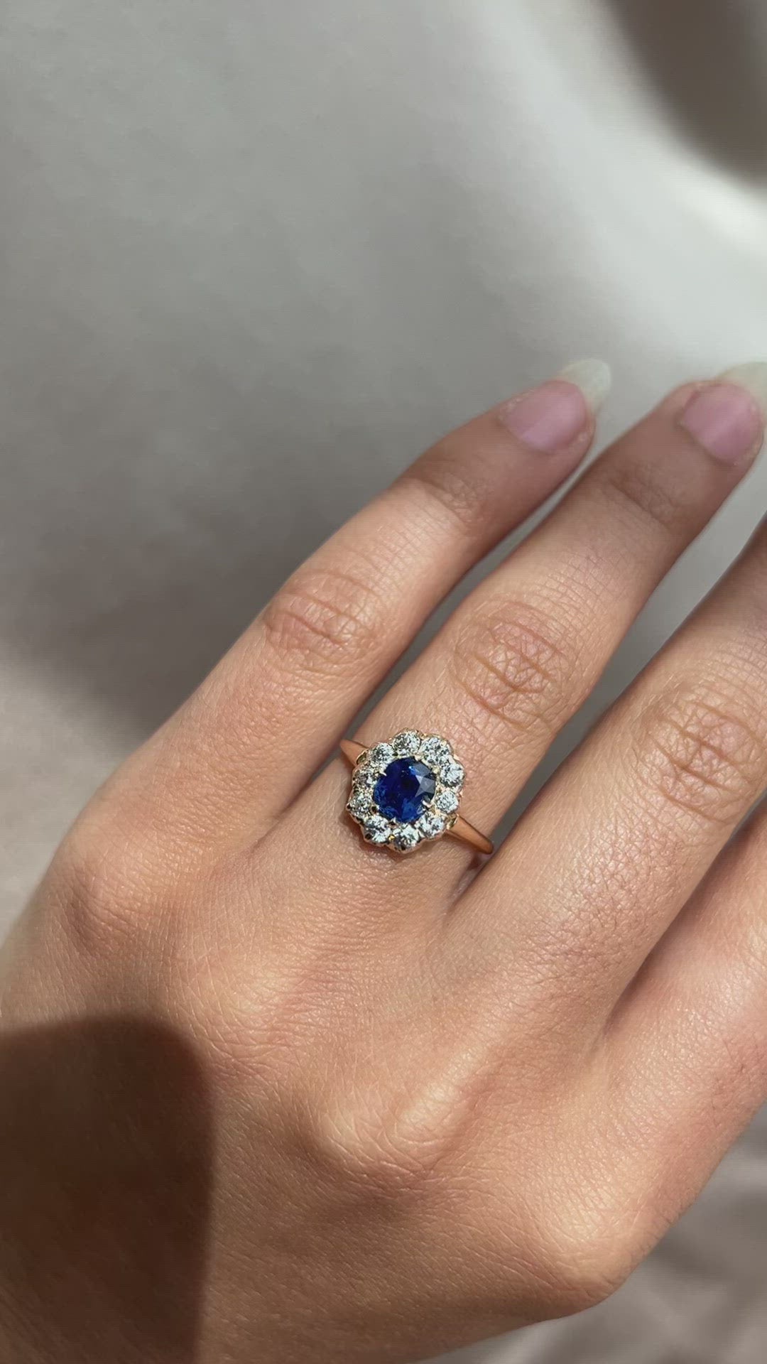 diamond in yellow gold setting