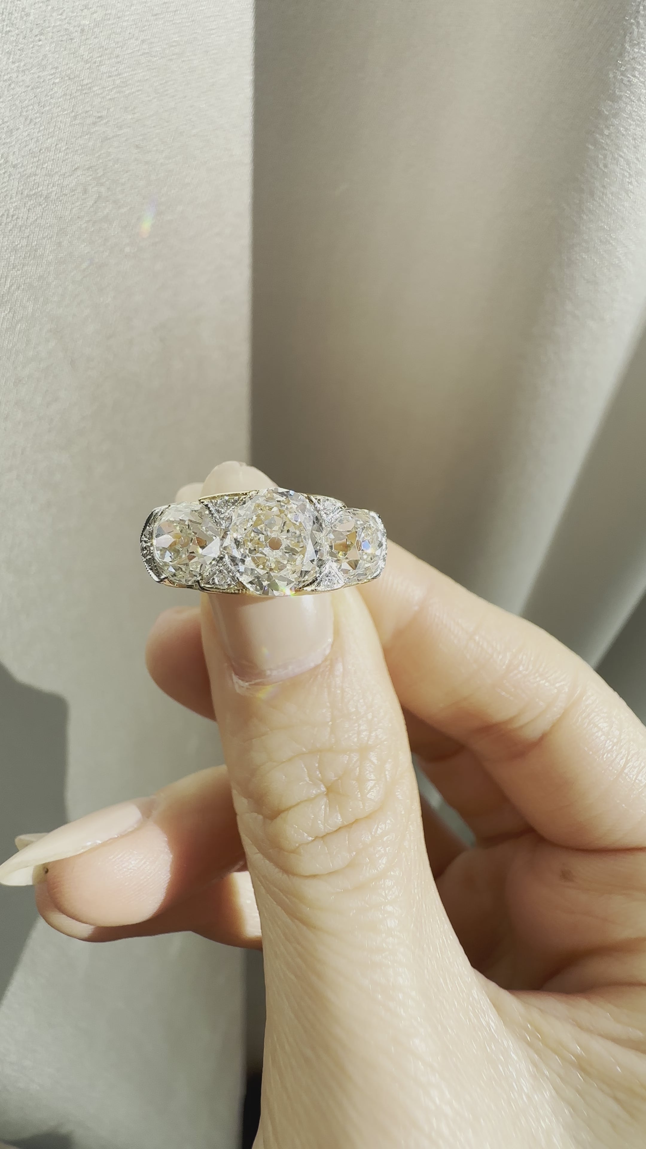 Old European cut diamond 