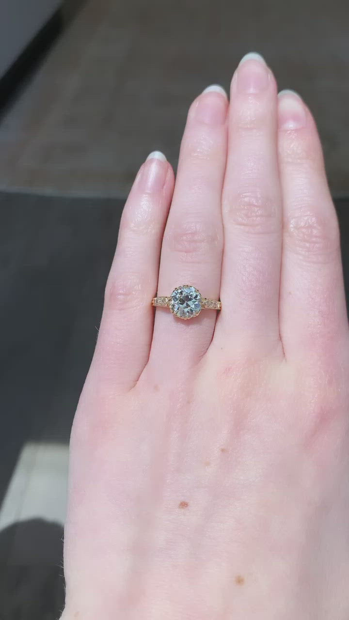  videos and images of vintage -Old European cut diamond 