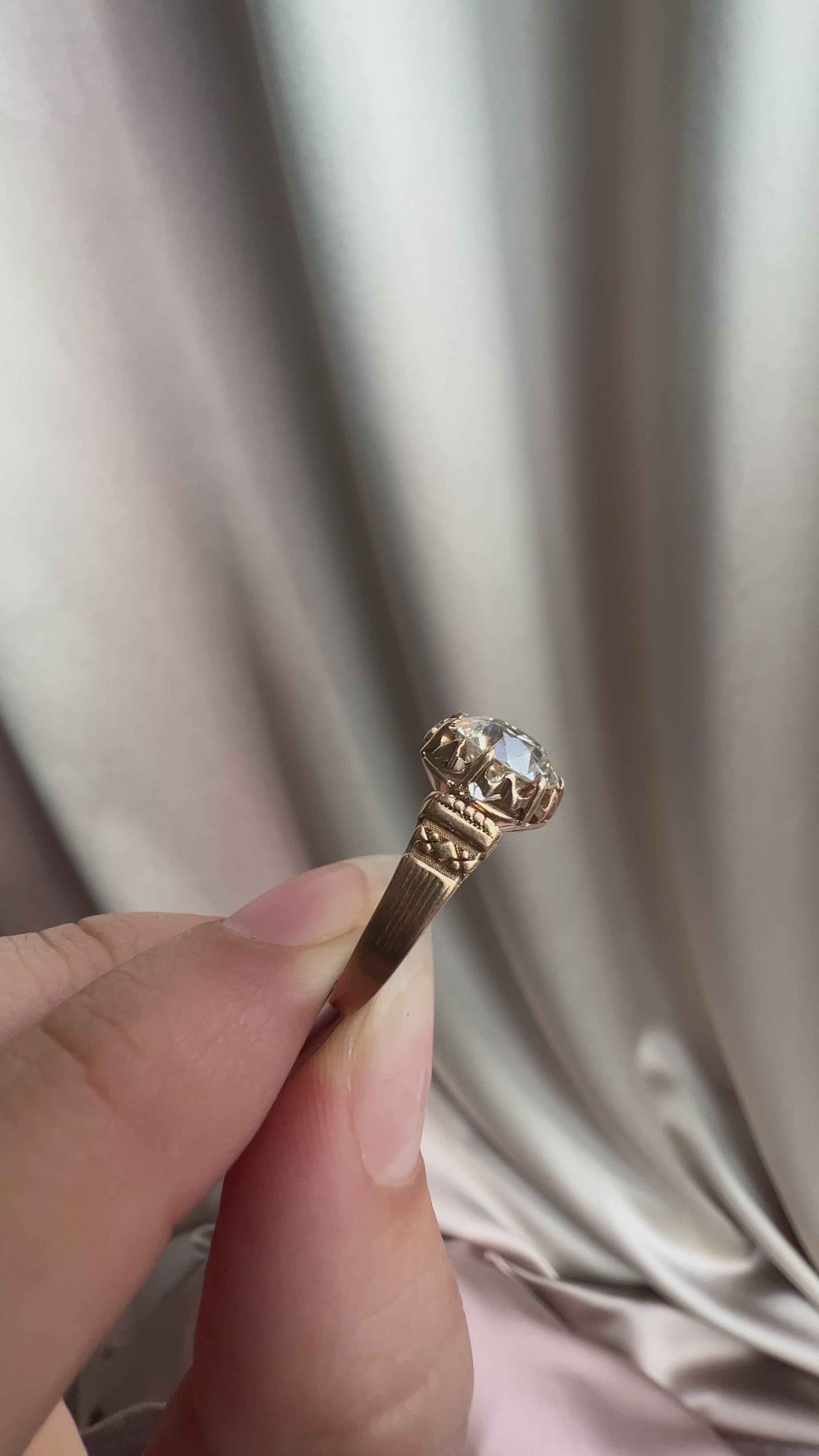 Old European cut diamond 