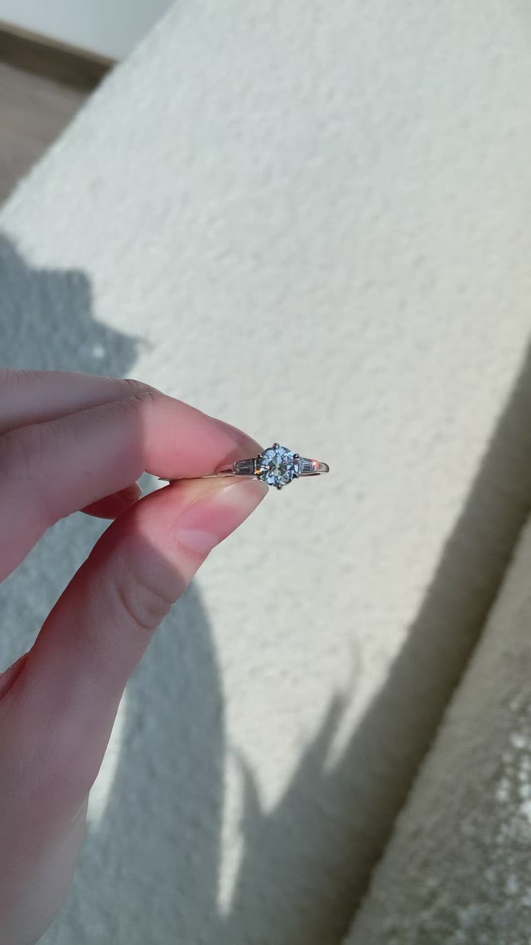 j-k-l color, vs clarity diamond uncategorized in platinum setting