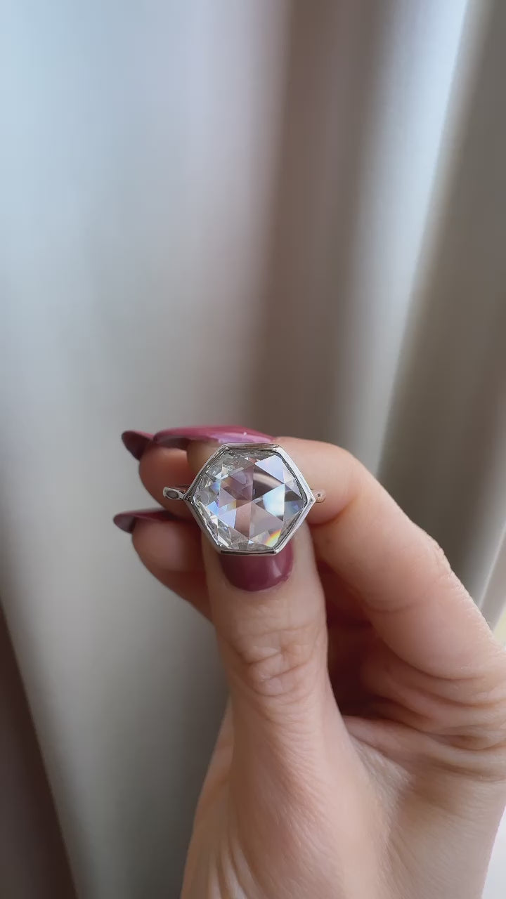 Rose cut diamond 