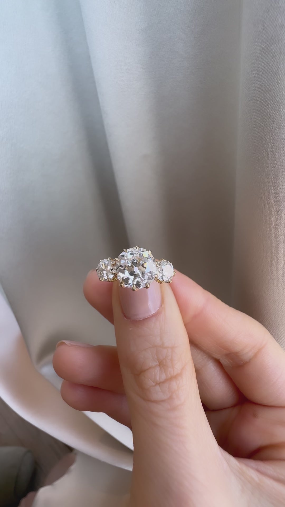 Old European cut diamond 