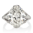 5.02ct Oval cut diamond Ring