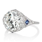 5.04ct old European cut diamond Ring