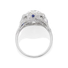 5.04ct old European cut diamond Ring