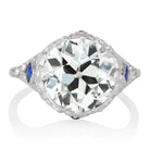 5.04ct old European cut diamond Ring