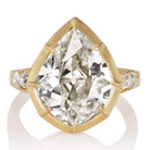 GIA Certified 5.52 Carat Kite Cut Diamond Ring