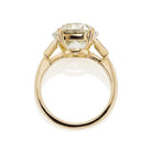 5.61 ct Old European Cut Diamond Engagement Ring with Baguettes