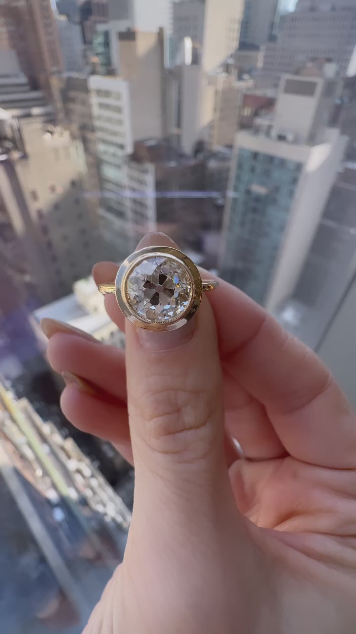 Old European cut diamond 