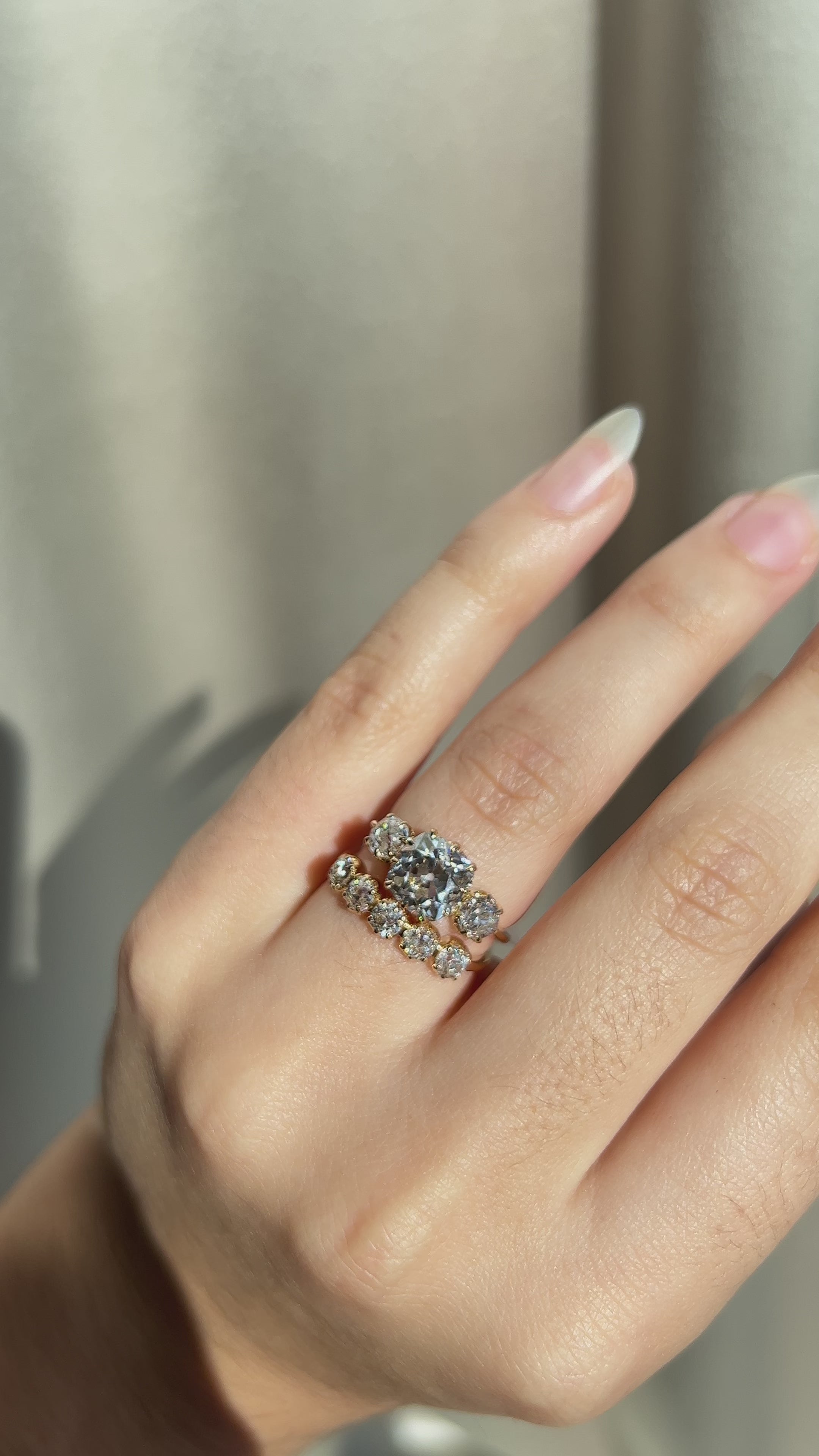 Old Mine cut diamond 