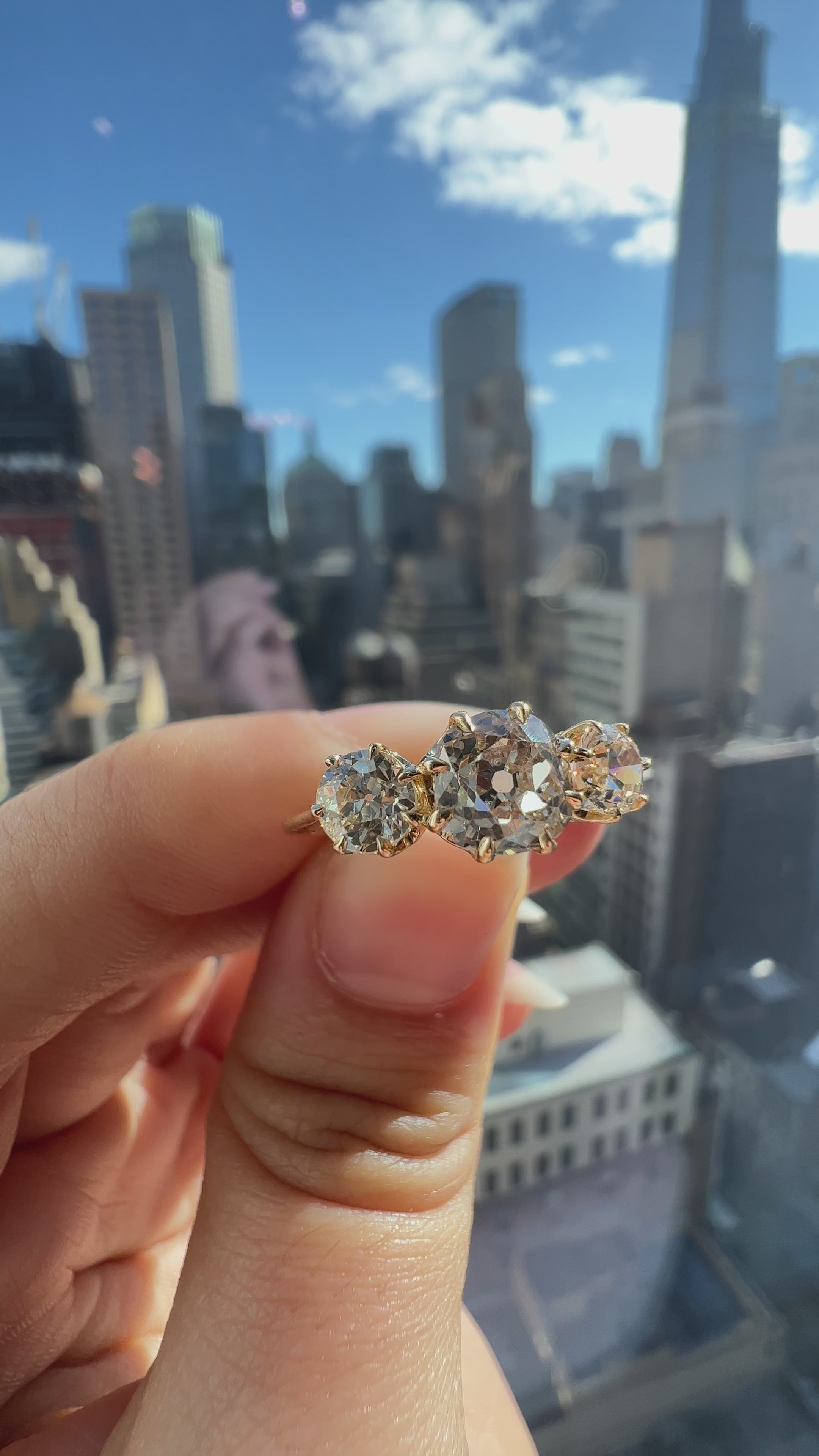 Old Mine cut diamond 