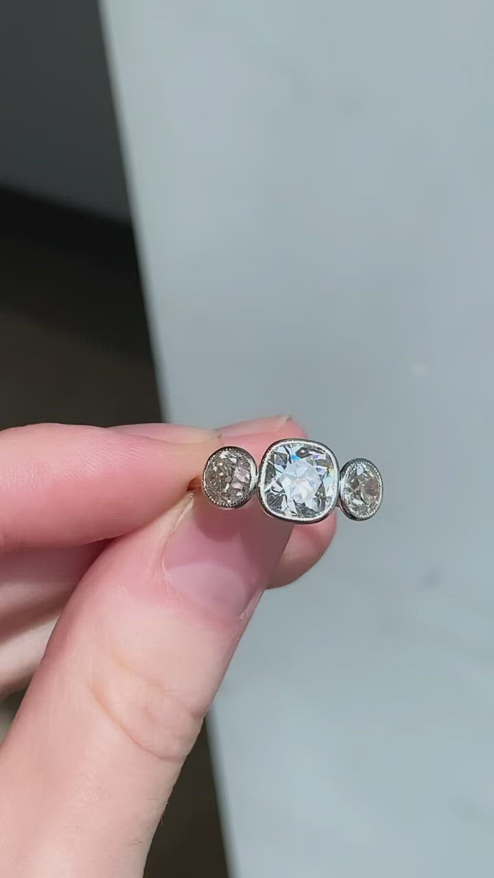 Old Mine cut diamond 