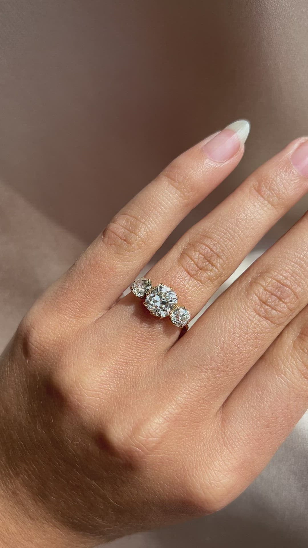 j-k-l color, vs clarity diamond in yellow gold setting