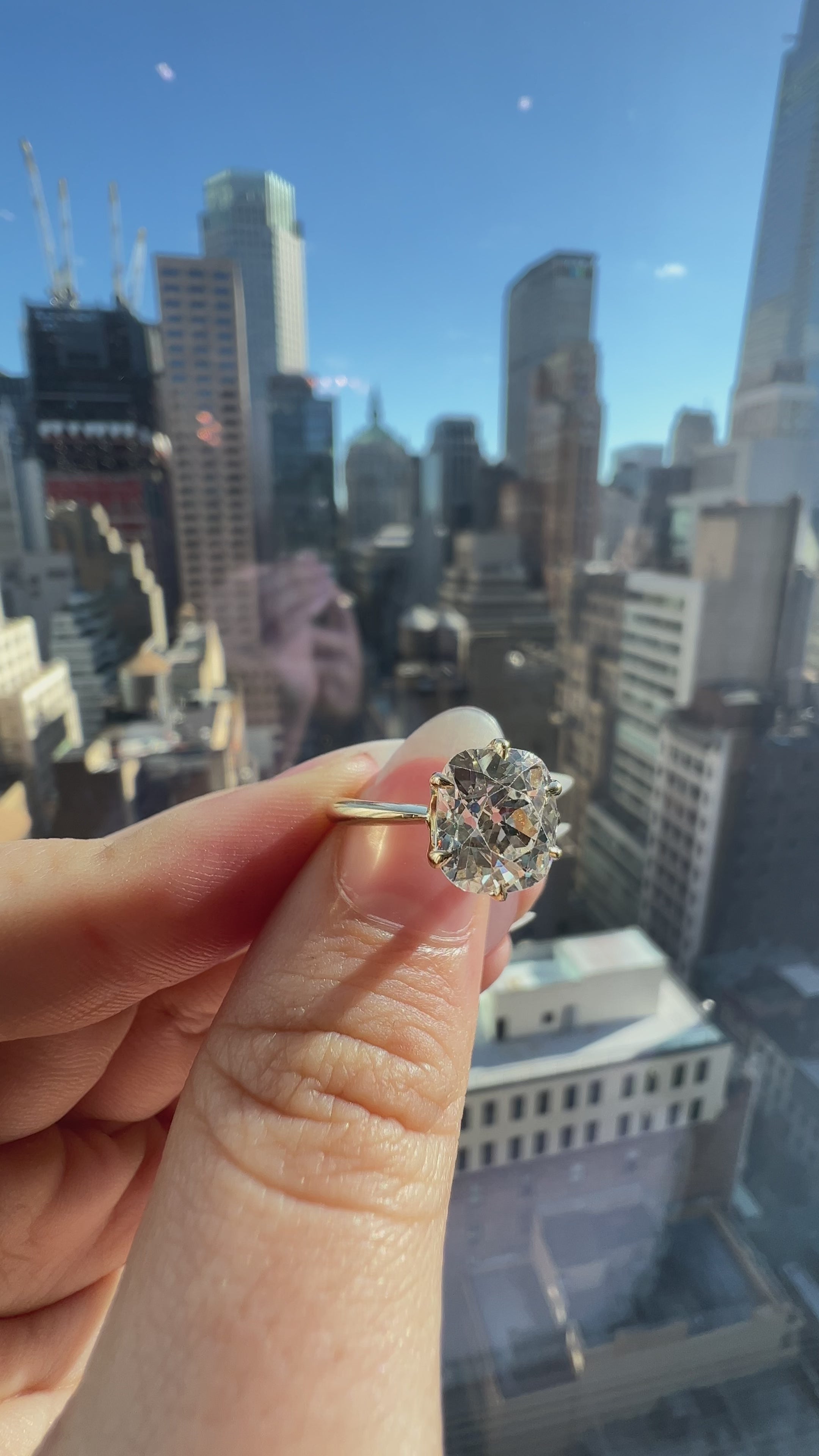 Old Mine cut diamond 