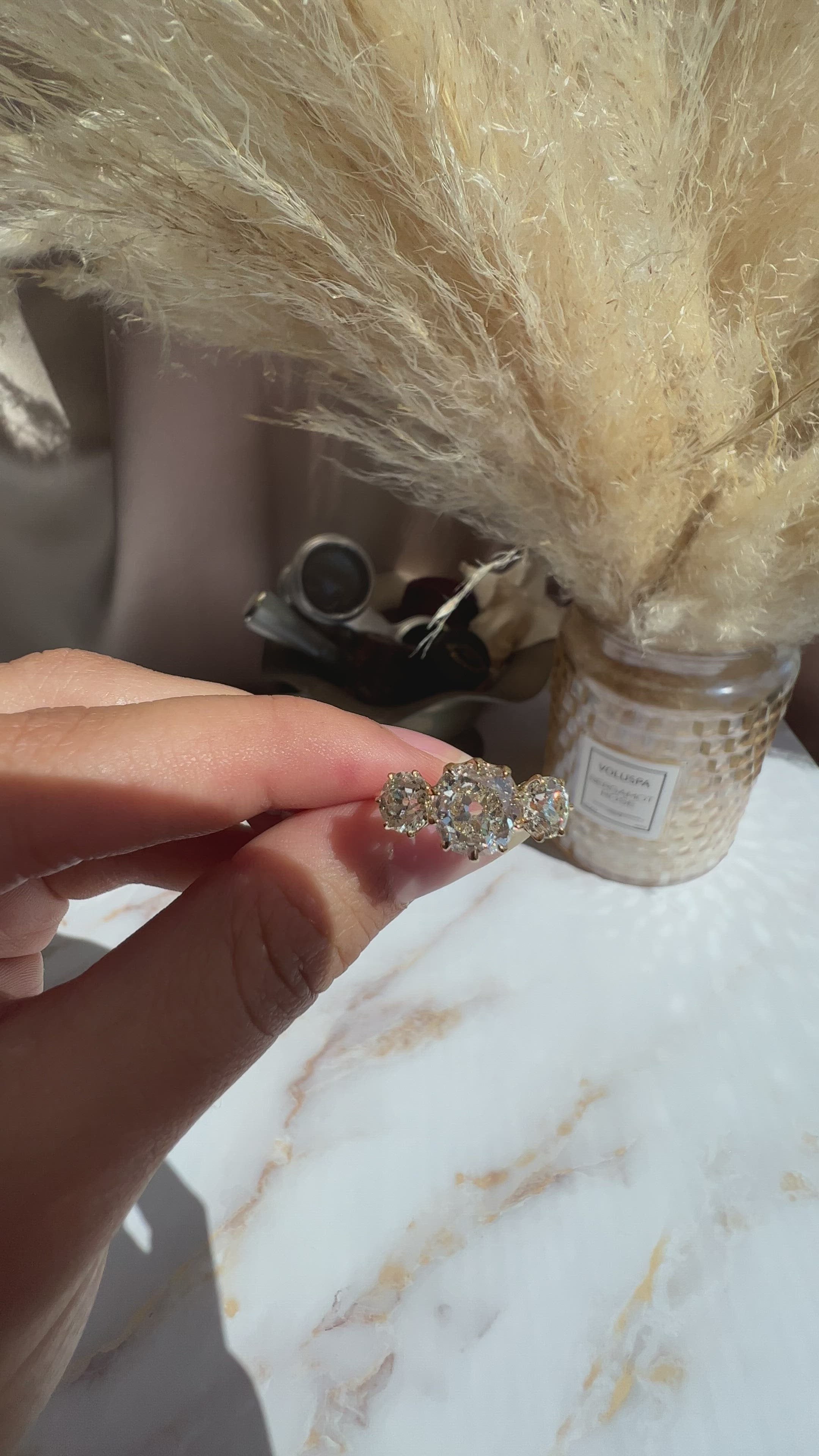 Old European cut diamond 